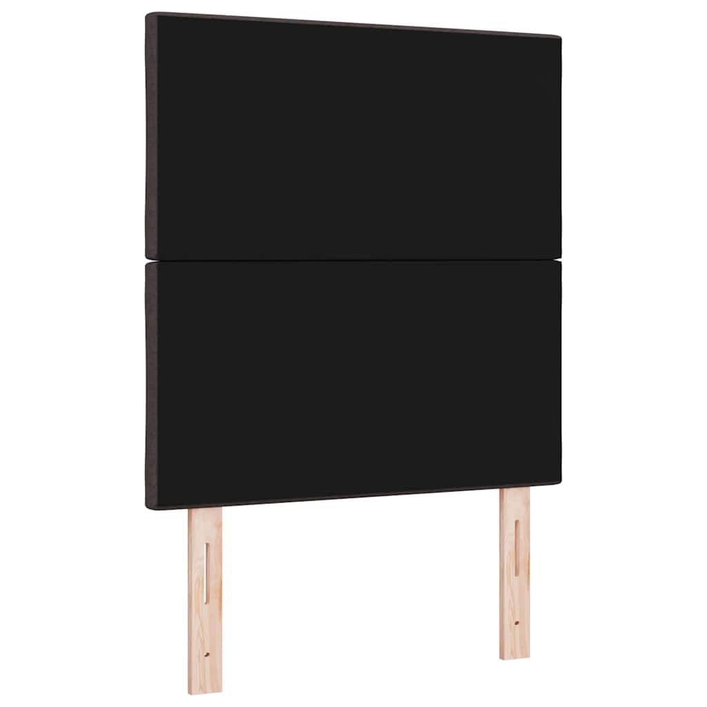 vidaXL Zagłówek Ciemny brąz 80 cm tkanina
