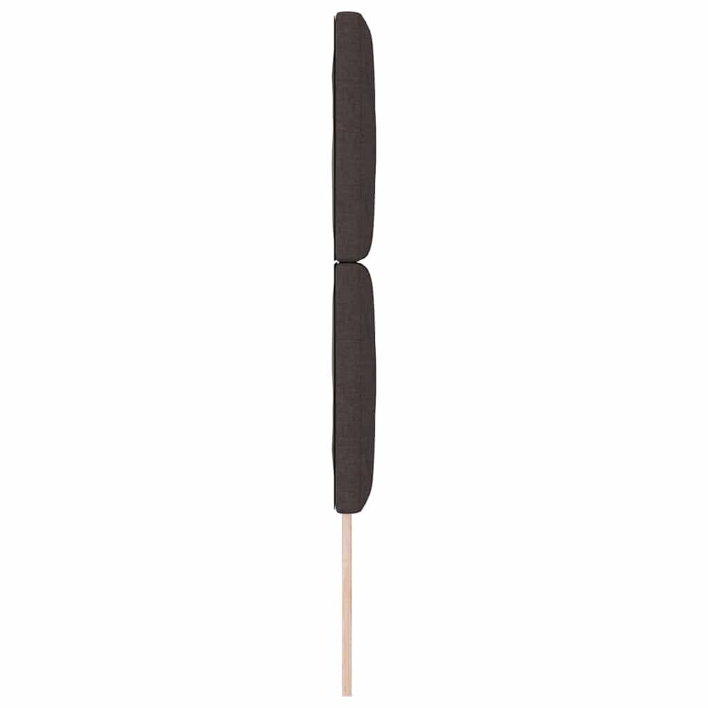vidaXL Zagłówek Ciemny brąz 80 cm tkanina
