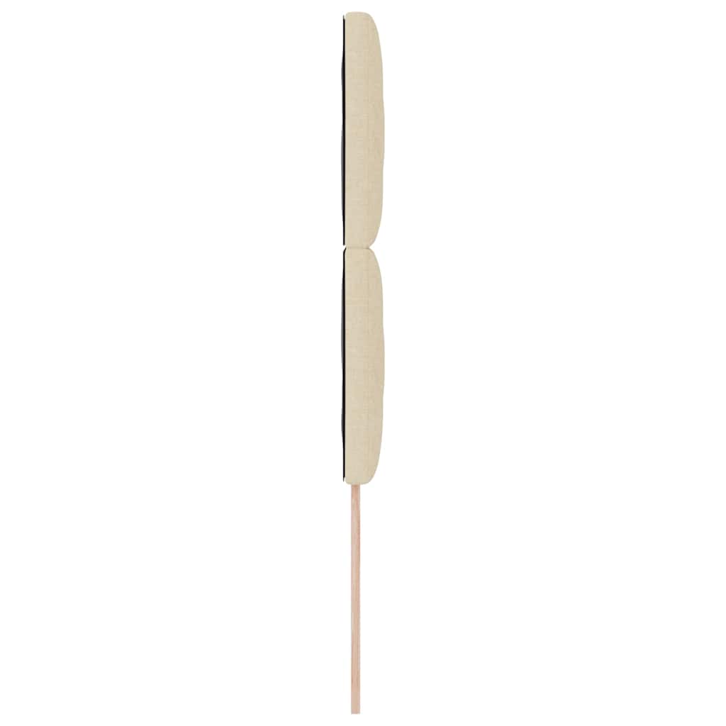 vidaXL Zagłówek Kremowy 90 cm tkanina