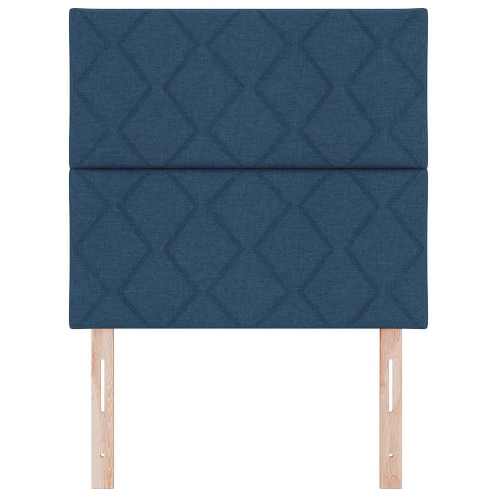 vidaXL Zagłówek Niebieski 90 cm tkanina