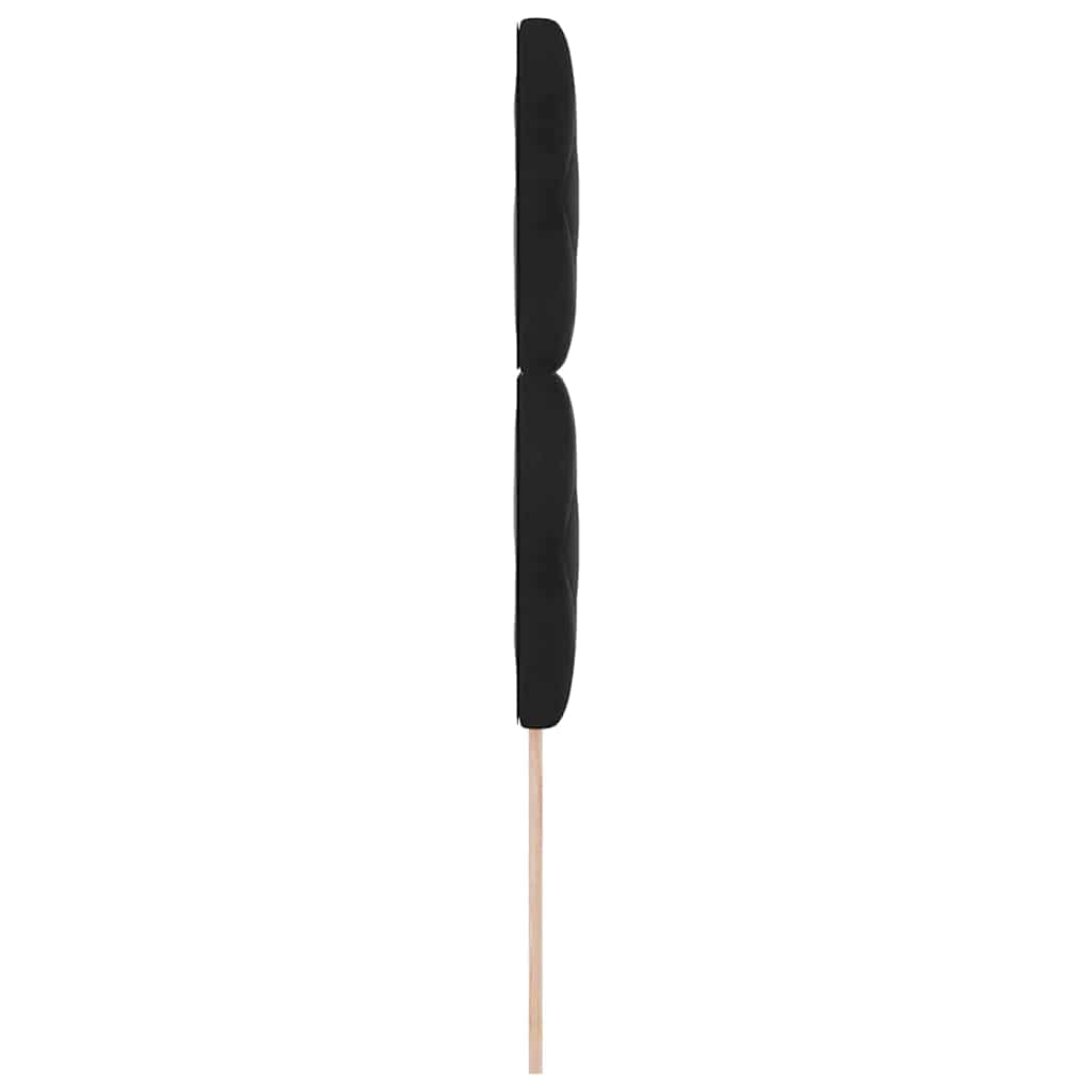 vidaXL Zagłówek Czarny 90 cm Aksamit