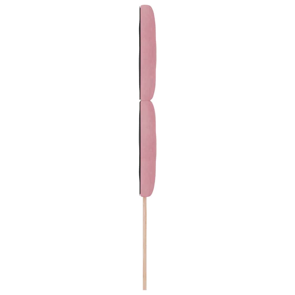 vidaXL Zagłówek Różowy 100 cm Aksamit