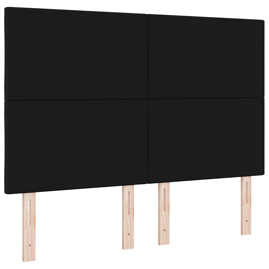 vidaXL Zagłówek Czarny 160 cm tkanina