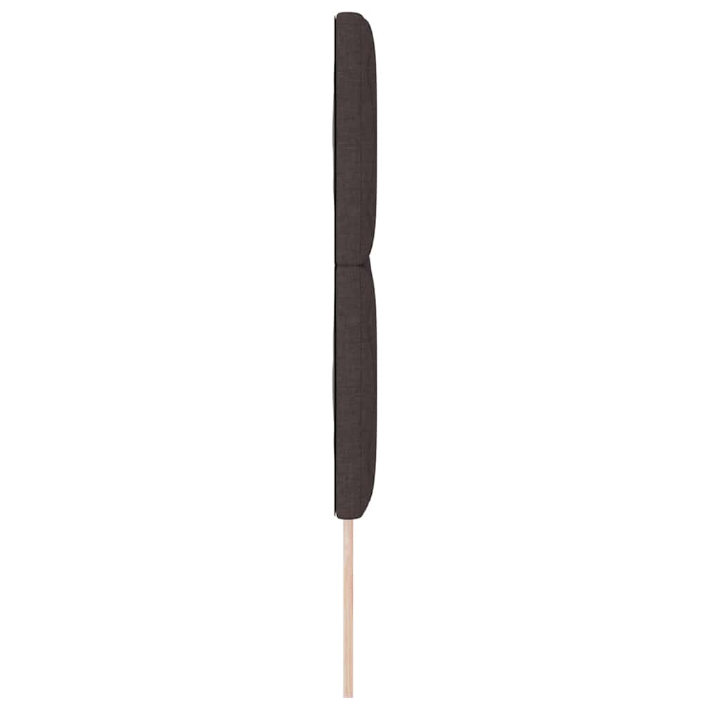 vidaXL Zagłówek Ciemny brąz 160 cm tkanina