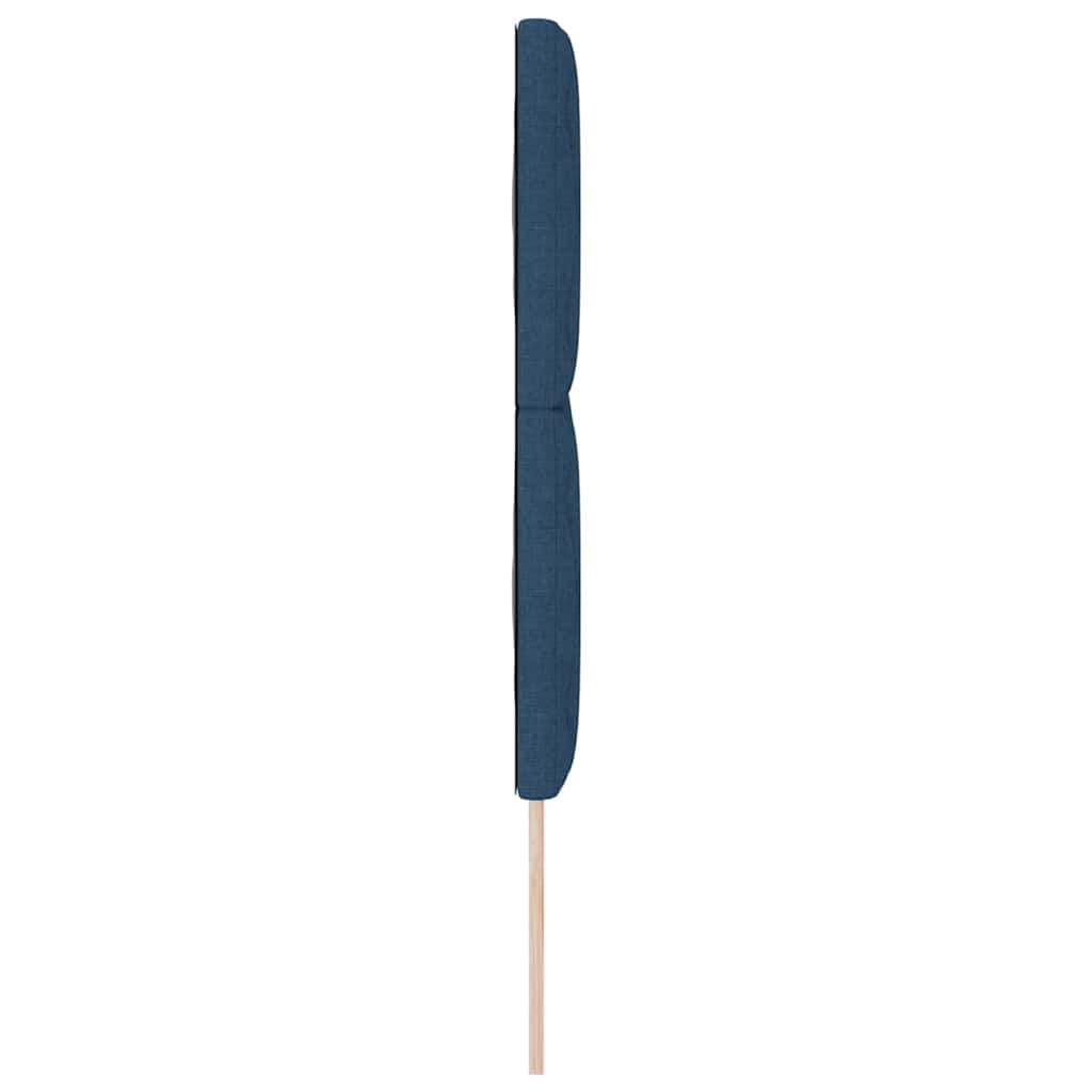 vidaXL Zagłówek Niebieski 160 cm tkanina