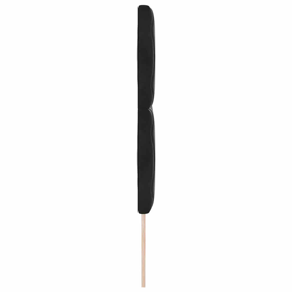 vidaXL Zagłówek Czarny 160 cm Aksamit