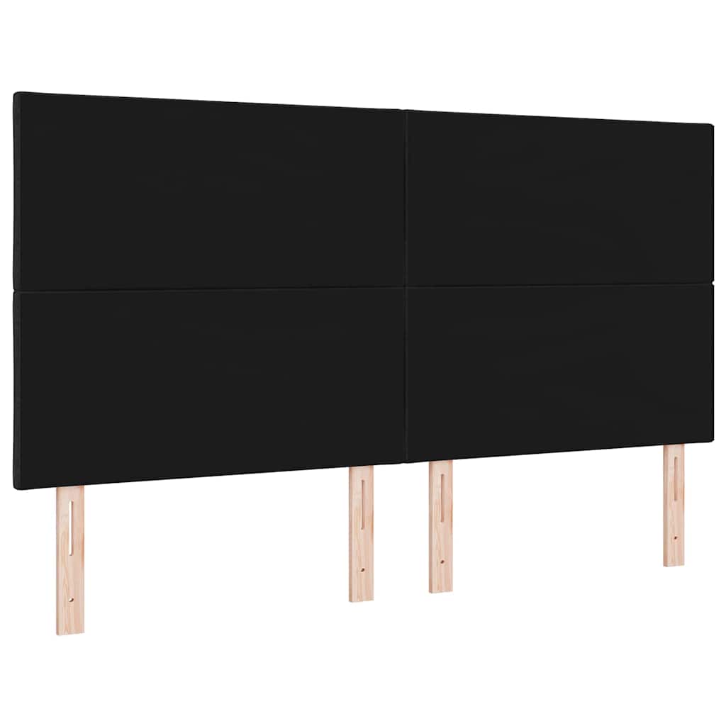 vidaXL Zagłówek Czarny 180 cm tkanina