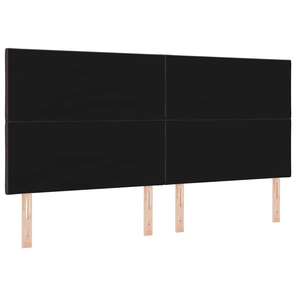 vidaXL Zagłówek Ciemny brąz 200 cm tkanina