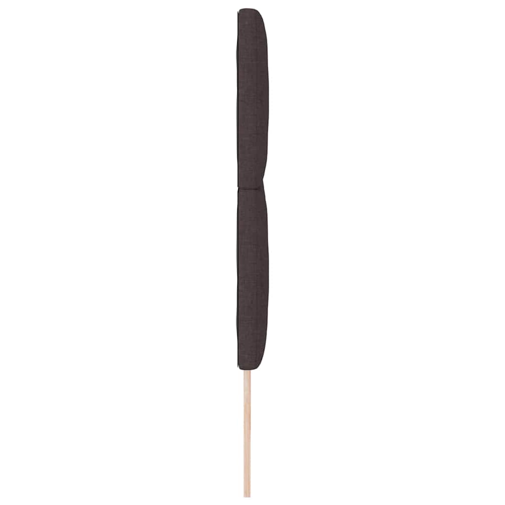 vidaXL Zagłówek Ciemny brąz 200 cm tkanina