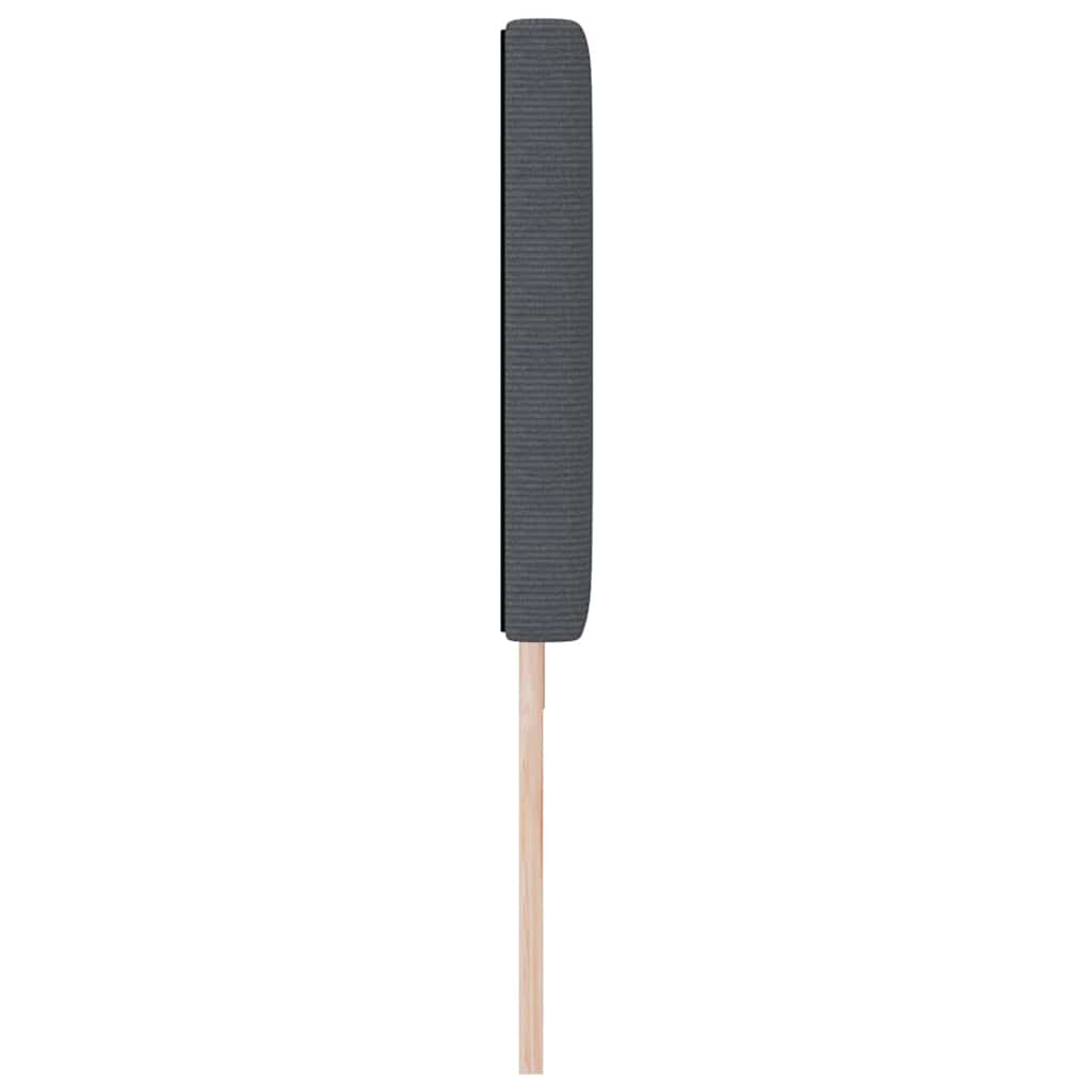 vidaXL Wezgłowie LED Ciemnoszary 180 cm Tkanina sztruksowa