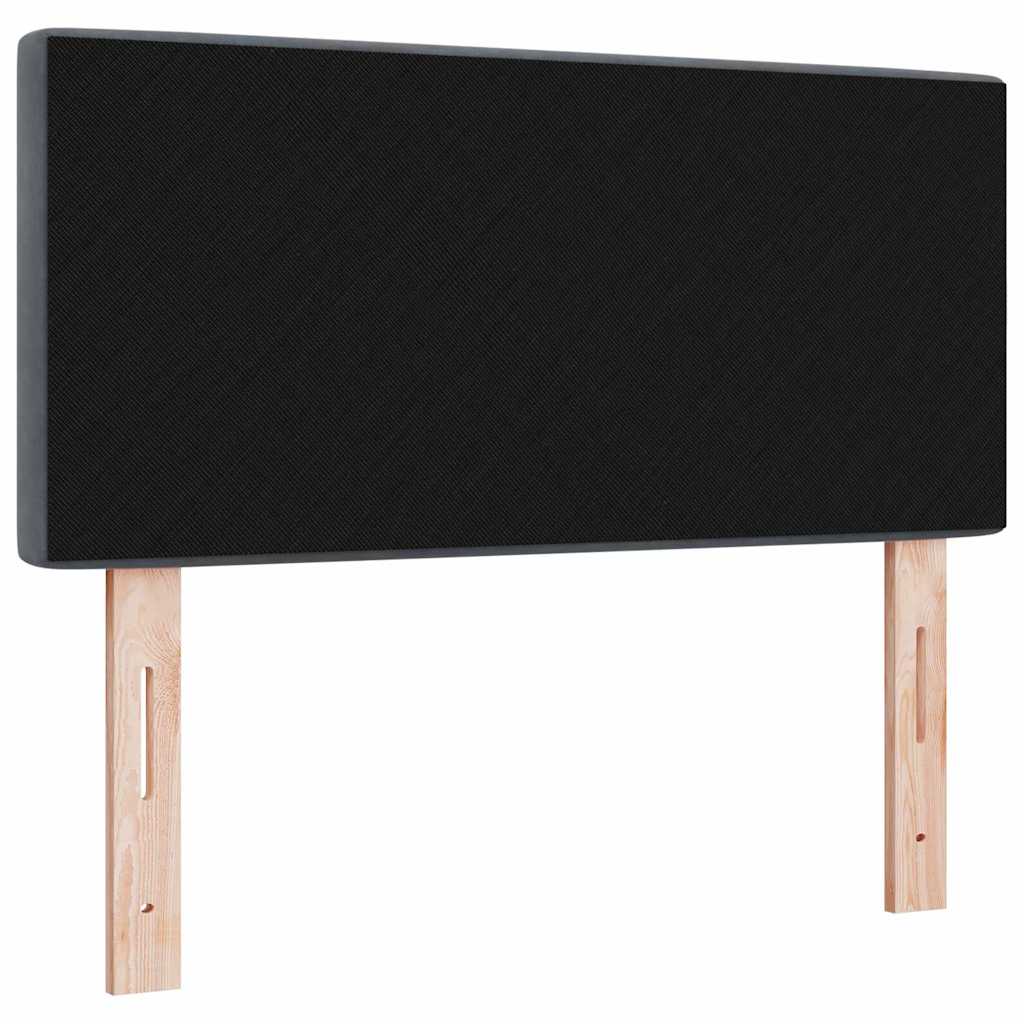 vidaXL Wezgłowie LED z paskami LED Ciemnoszary 100 cm Aksamit