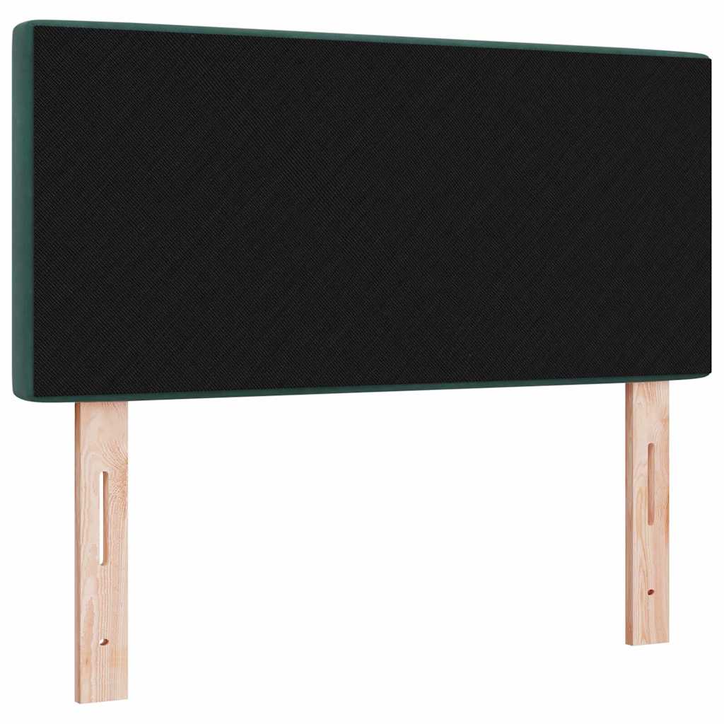 vidaXL Wezgłowie LED z paskami LED Ciemna zieleń 100 cm Aksamit