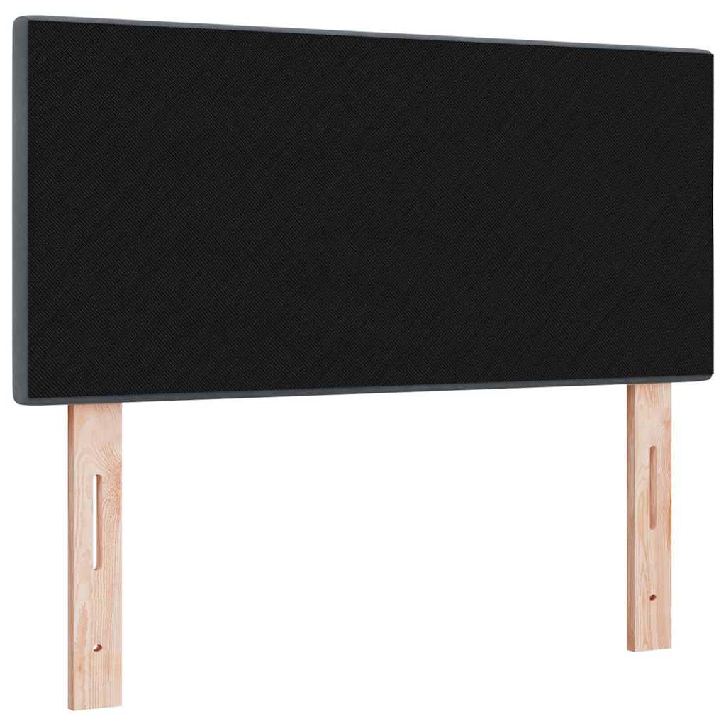 vidaXL Wezgłowie LED z paskami LED Szary 90 cm Aksamit
