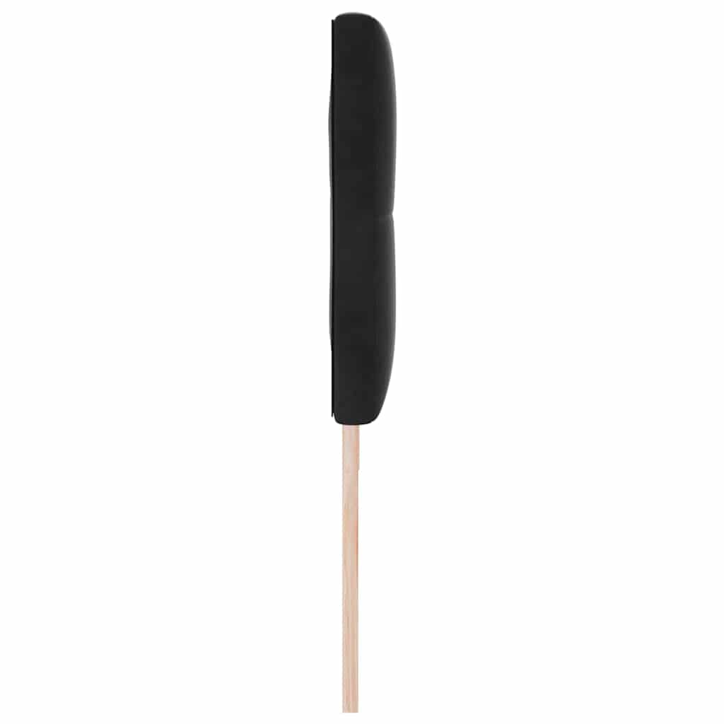 vidaXL Wezgłowie LED z paskami LED Czarny 180 cm Aksamit