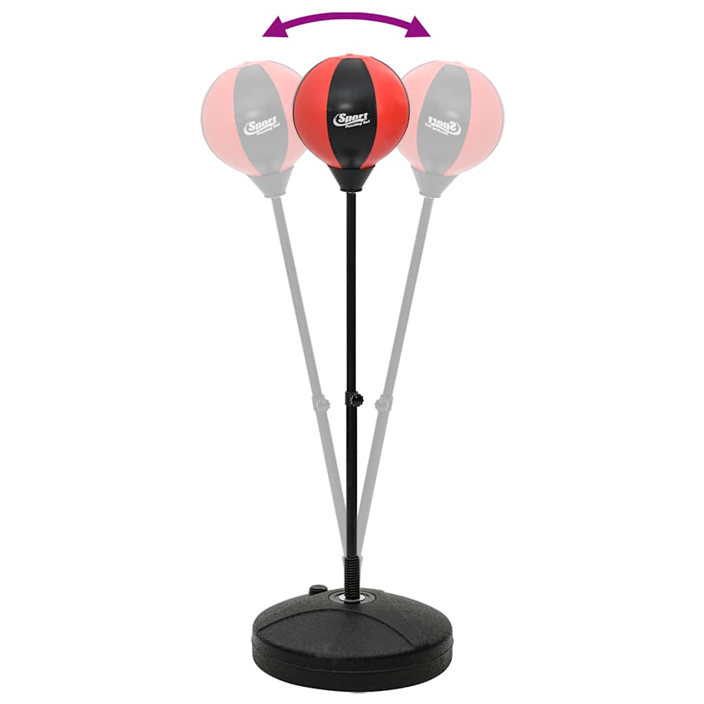 vidaXL Gruszka bokserska z rękawicami i pompką, regulowana 81-122 cm