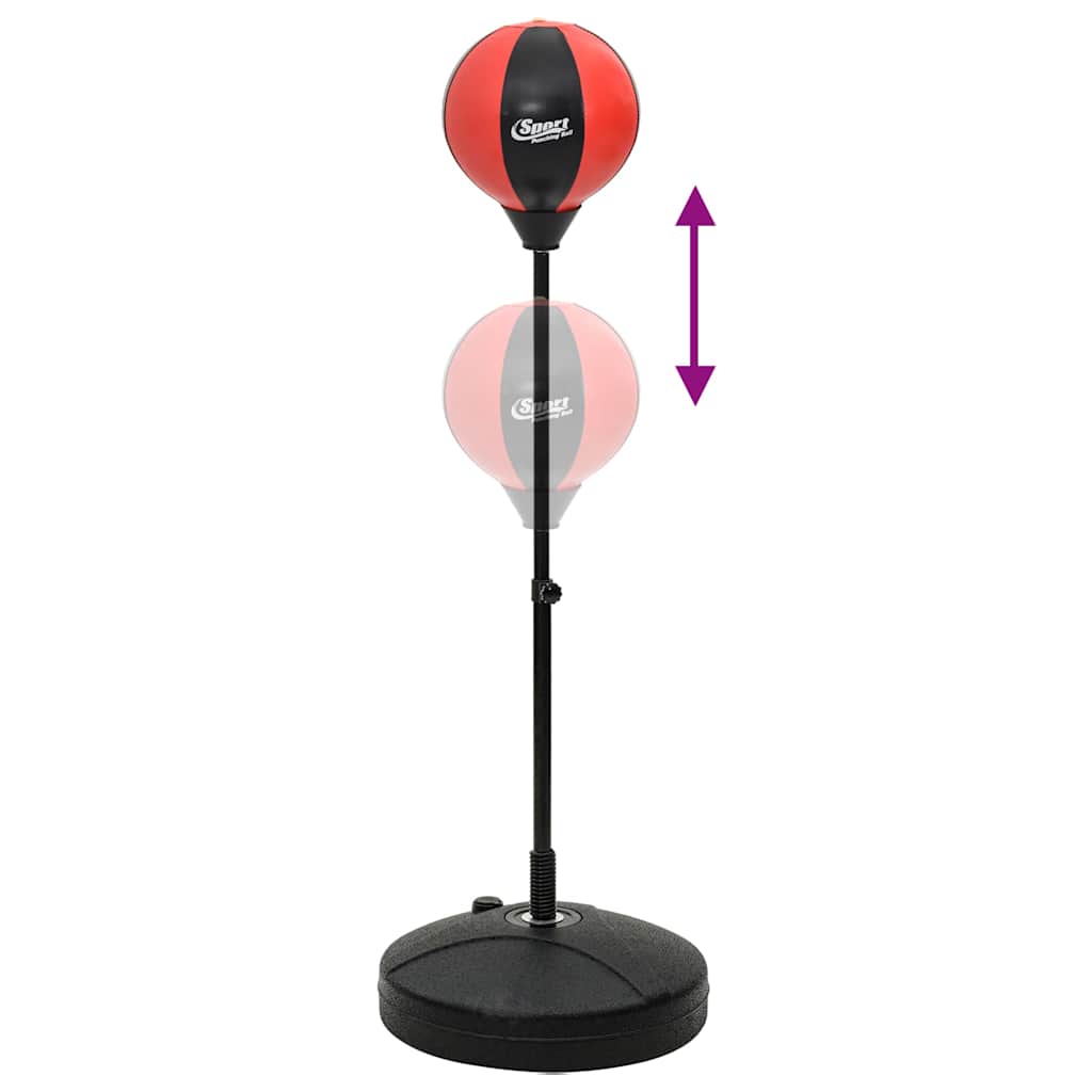 vidaXL Gruszka bokserska z rękawicami i pompką, regulowana 81-122 cm