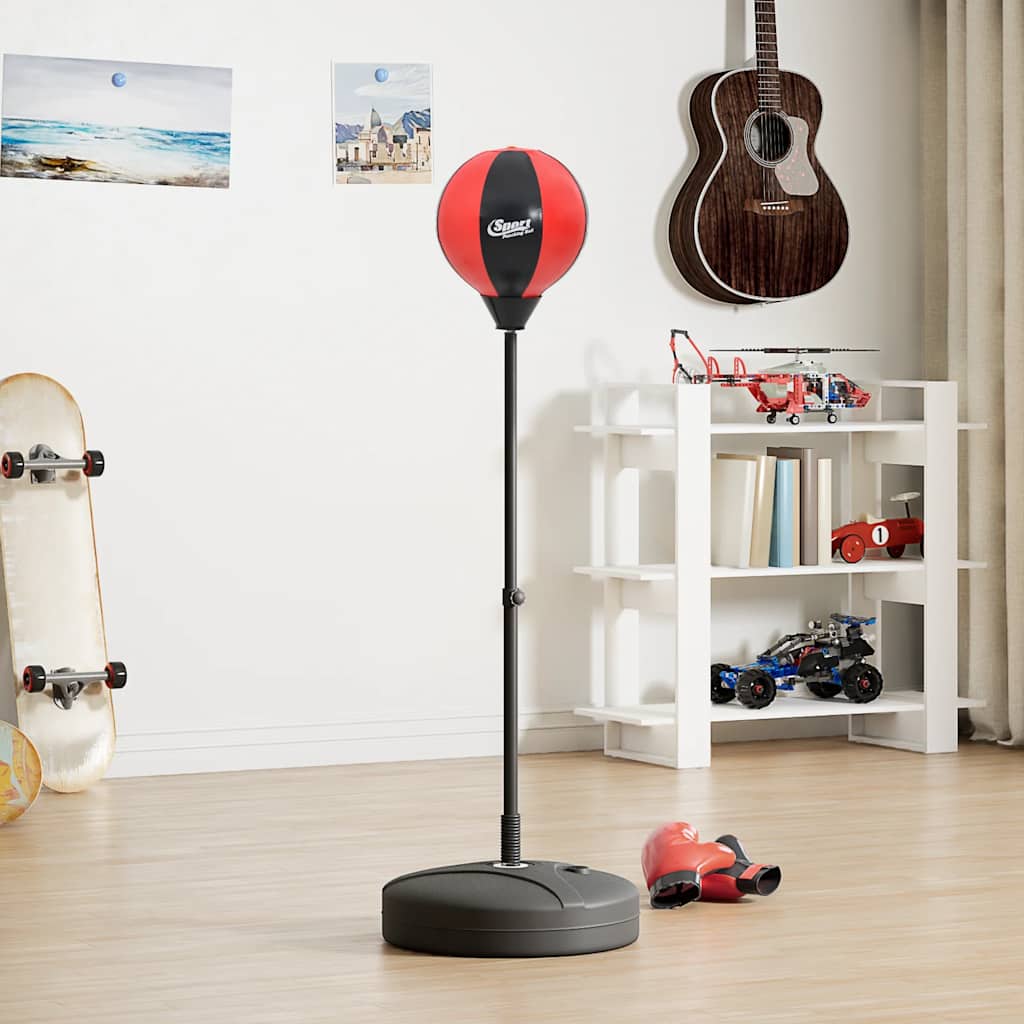 vidaXL Gruszka bokserska z rękawicami i pompką, regulowana 81-122 cm