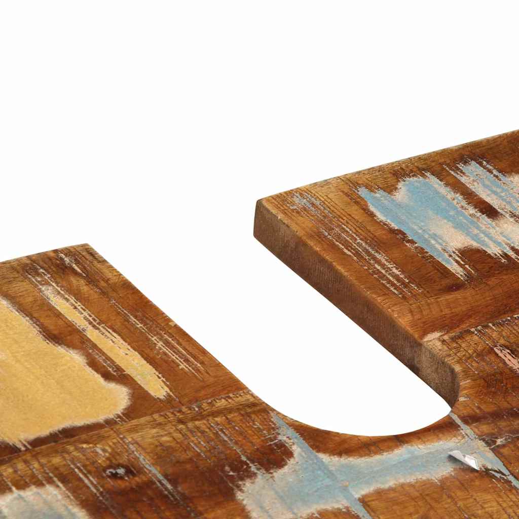 vidaXL Zestaw mebli łazienkowych 2 pcs Brązowy Lite odzyskane drewno