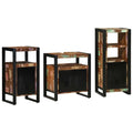 vidaXL Zestaw mebli łazienkowych 3 pcs Lite Drewno Recyklingowe