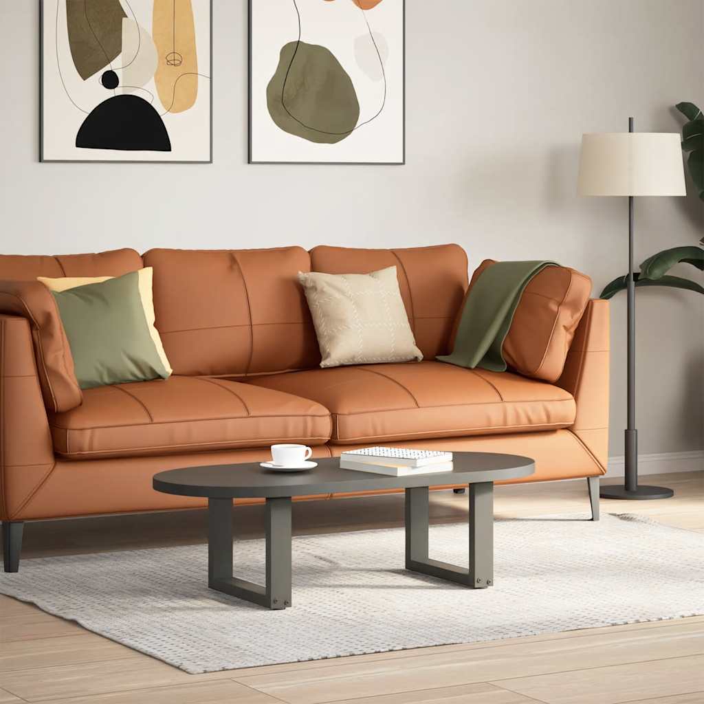 vidaXL Nogi do stolika kawowego w kształcie litery U 2 szt. Antracyt 30x(30-31) cm Stal