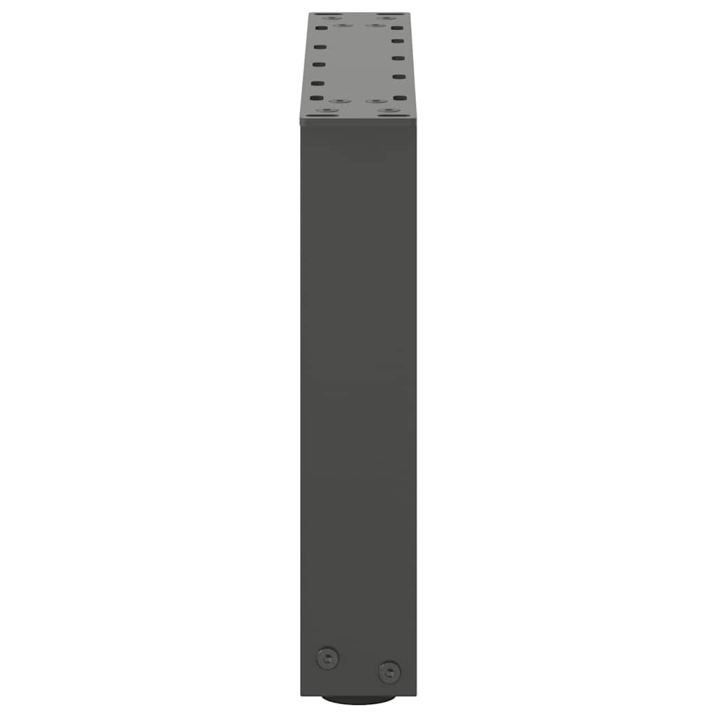 vidaXL Nogi do stolika kawowego w kształcie litery U 2 szt. Antracyt 30x(30-31) cm Stal