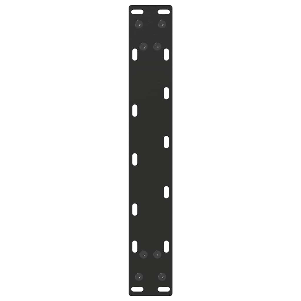 vidaXL Nogi do stolika kawowego w kształcie litery U 2 szt. Czarne 40x(30-31) cm Stal