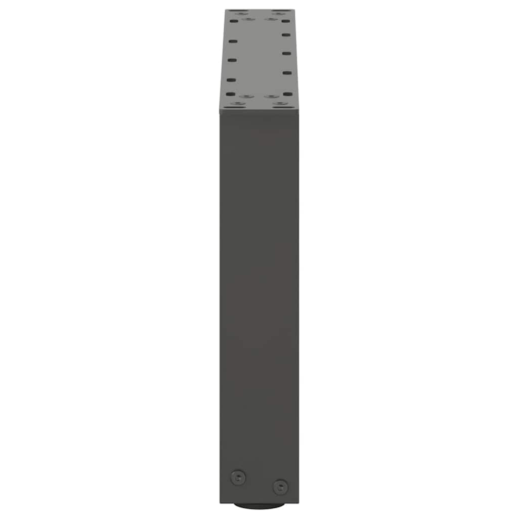 vidaXL Nogi do stolika kawowego w kształcie litery U 2 szt. Antracyt 50x(30-31) cm Stal