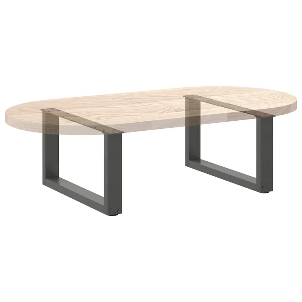 vidaXL Nogi do stolika kawowego w kształcie litery U 2 szt. Antracyt 60x(30-31) cm Stal