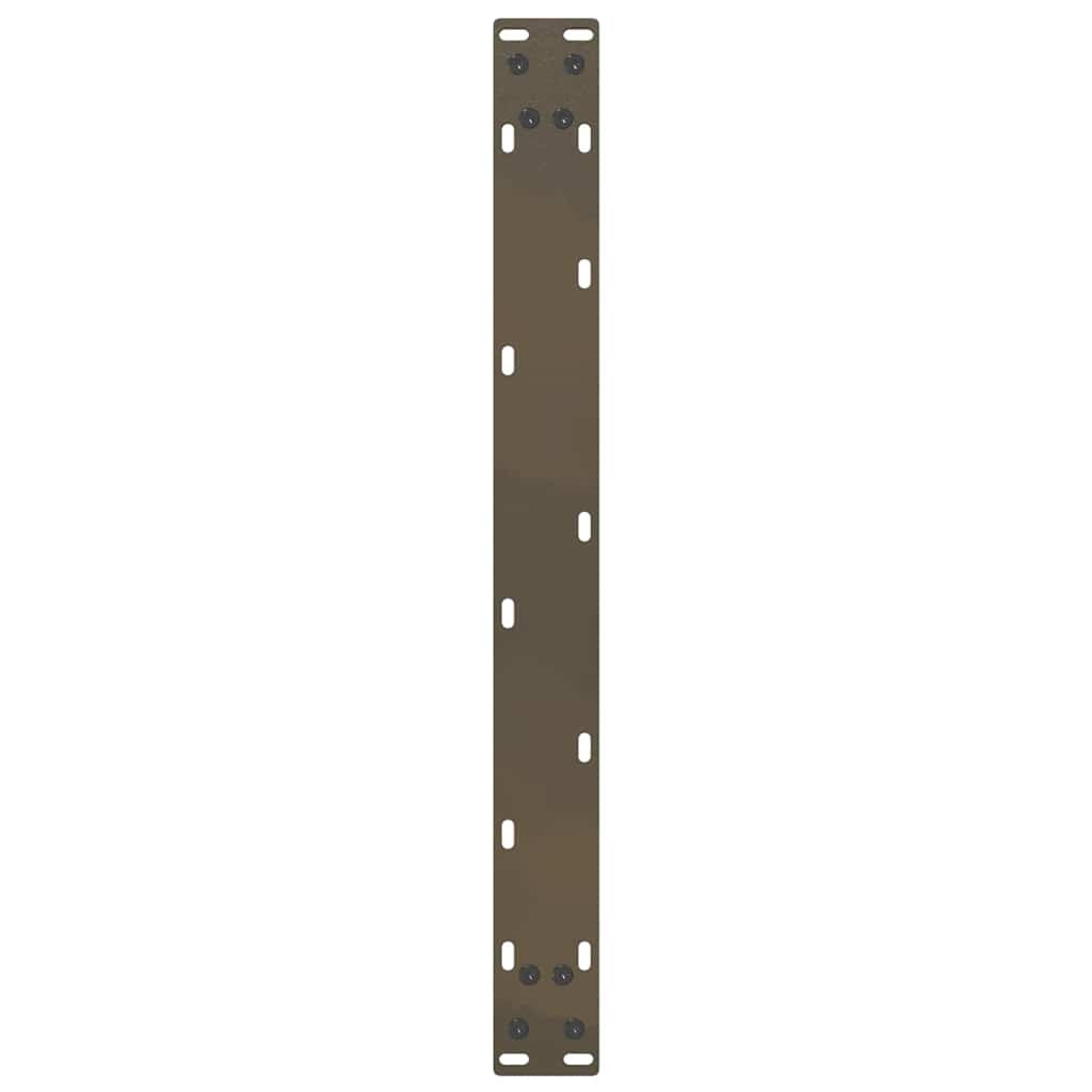 vidaXL Nogi do stolika kawowego w kształcie litery U 2 szt. Naturalna stal 60x(30-31) cm Stal