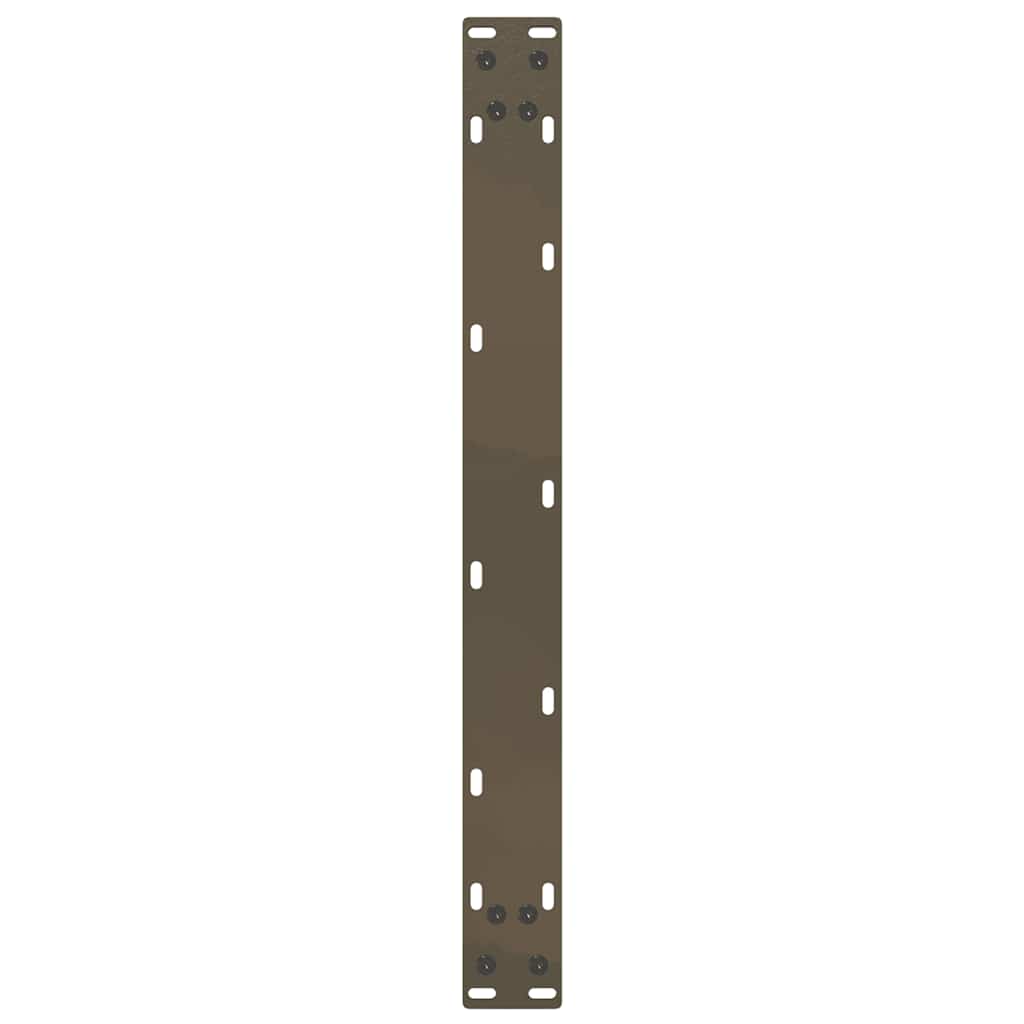 vidaXL Nogi do stolika kawowego w kształcie litery U 2 szt. Naturalna stal 70x(30-31) cm Stal