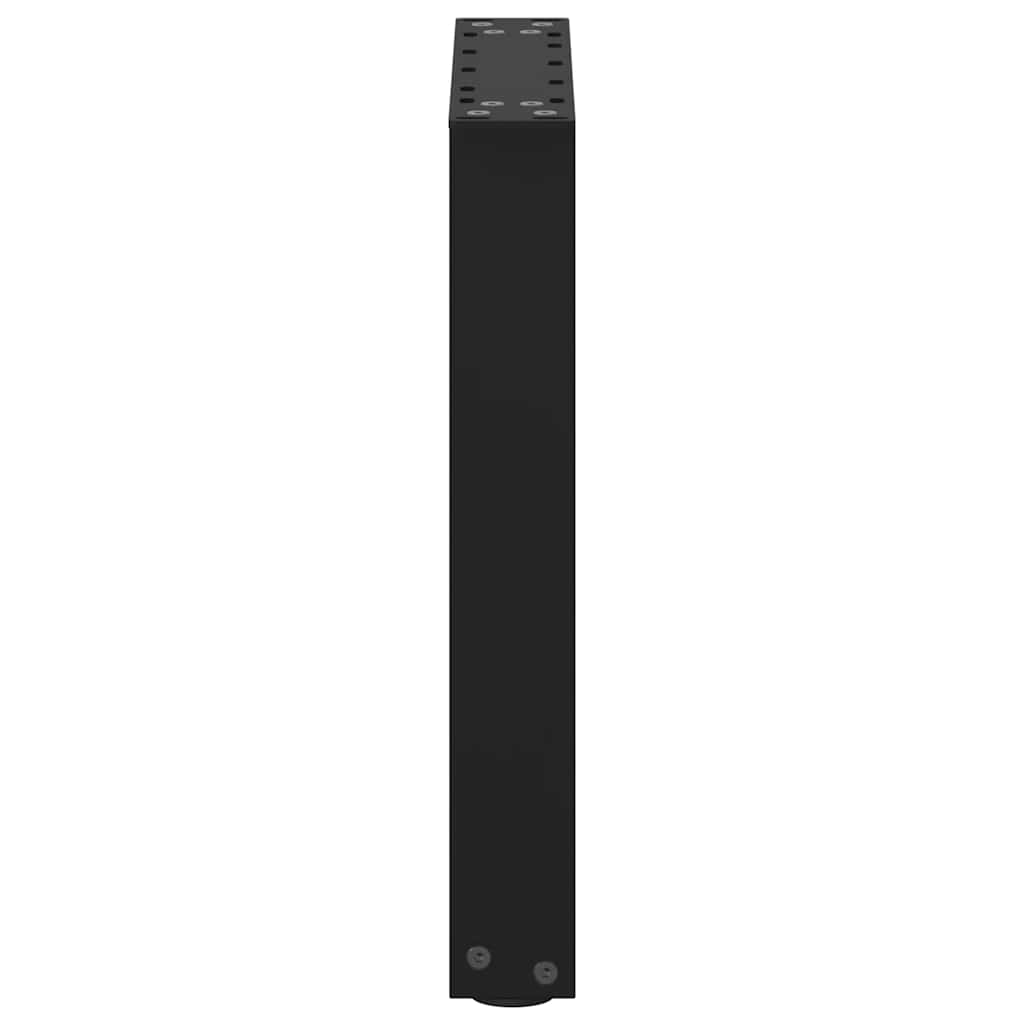 vidaXL Nogi do stolika kawowego w kształcie litery U 2 szt. Czarne 28x(42-43) cm Stal