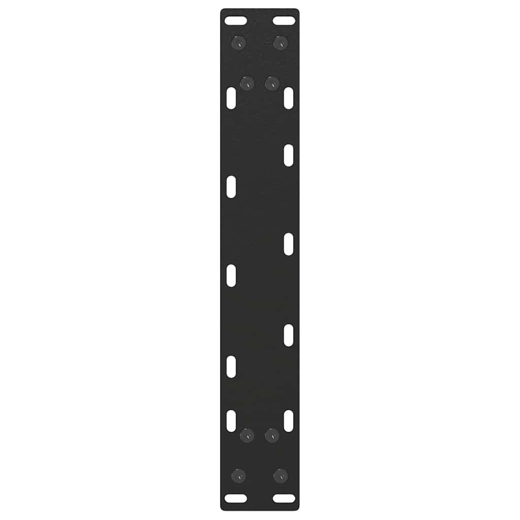 vidaXL Nogi do stolika kawowego w kształcie litery U 2 szt. Czarne 28x(42-43) cm Stal
