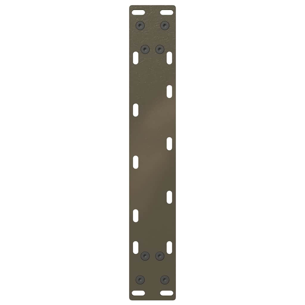 vidaXL Nogi do stolika kawowego w kształcie litery U 2 szt. Naturalna stal 28x(42-43) cm Stal