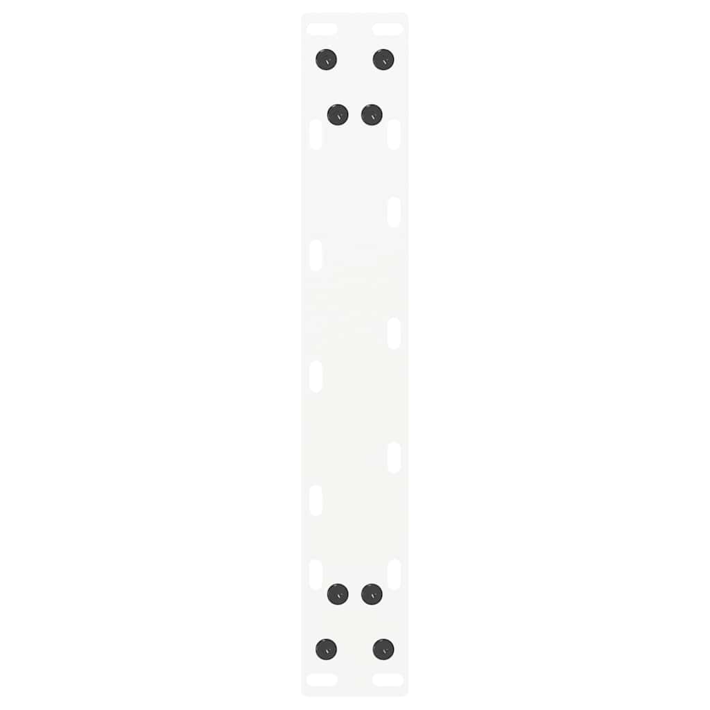 vidaXL Nogi do stolika kawowego w kształcie litery U 2 szt. Białe 38x(42-43) cm Stal