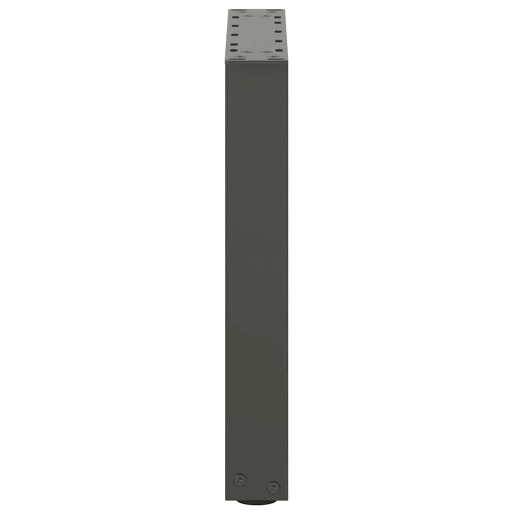 vidaXL Nogi do stolika kawowego w kształcie litery U 2 szt. Antracyt 38x(42-43) cm Stal