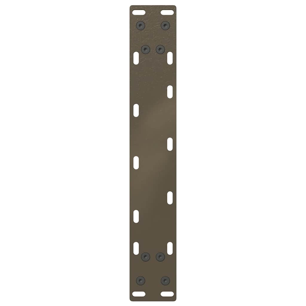vidaXL Nogi do stolika kawowego w kształcie litery U 2 szt. Naturalna stal 38x(42-43) cm Stal