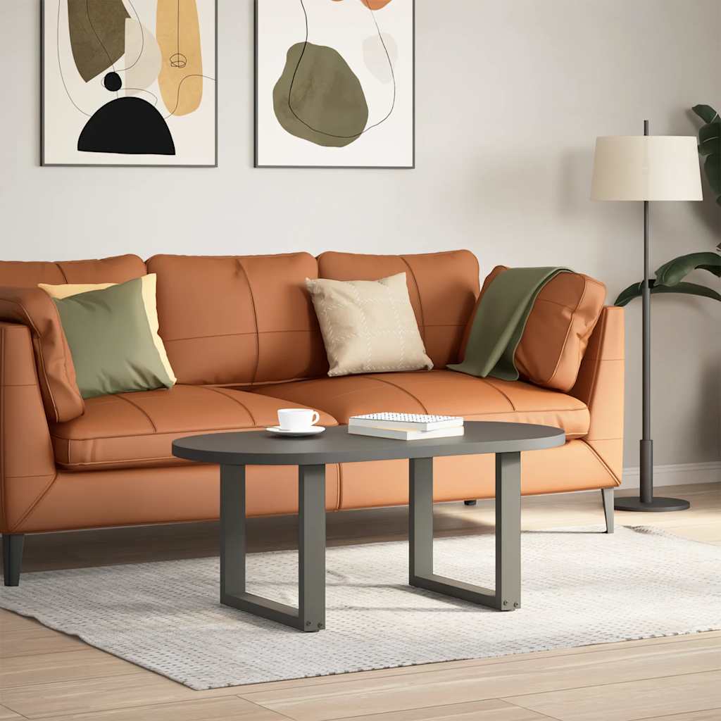 vidaXL Nogi do stolika kawowego w kształcie litery U 2 szt. Antracyt 50x(42-43) cm Stal