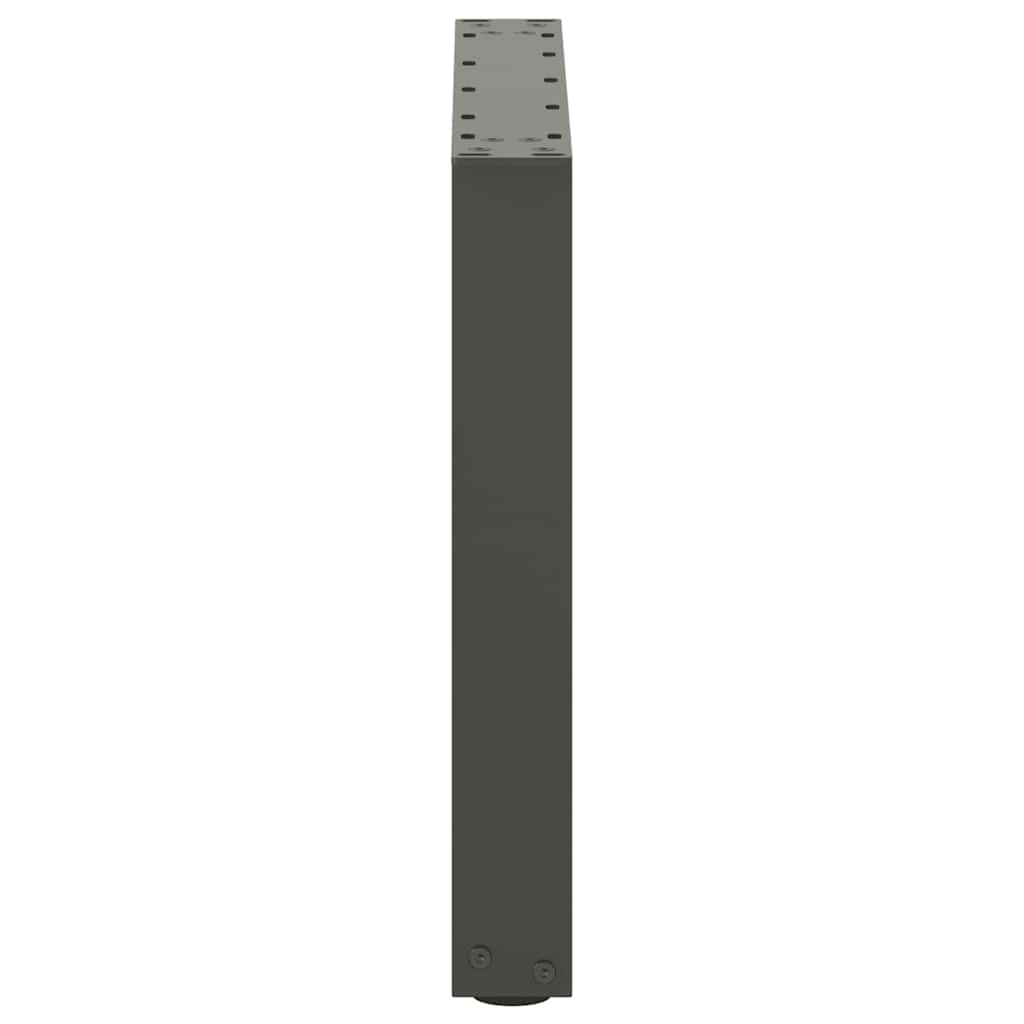 vidaXL Nogi do stolika kawowego w kształcie litery U 2 szt. Antracyt 50x(42-43) cm Stal