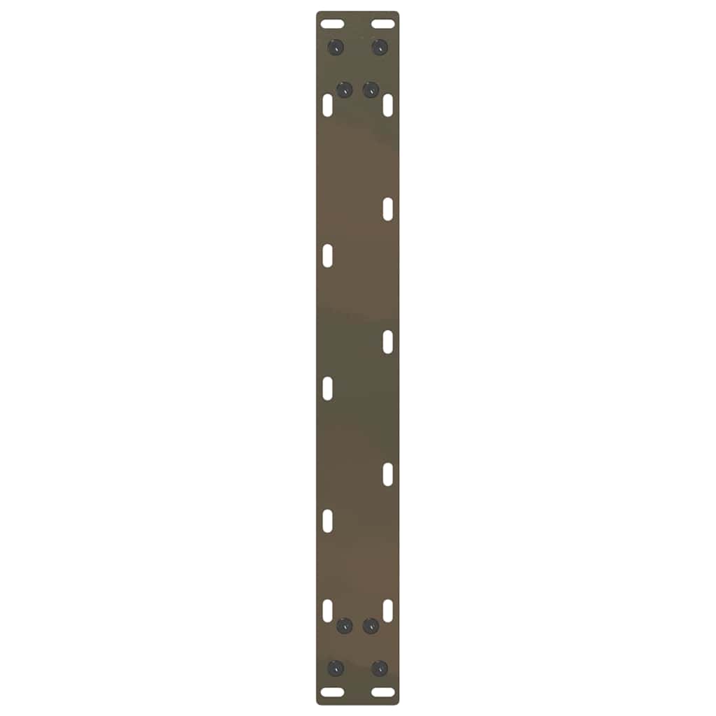 vidaXL Nogi do stolika kawowego w kształcie litery U 2 szt. Naturalna stal 50x(42-43) cm Stal