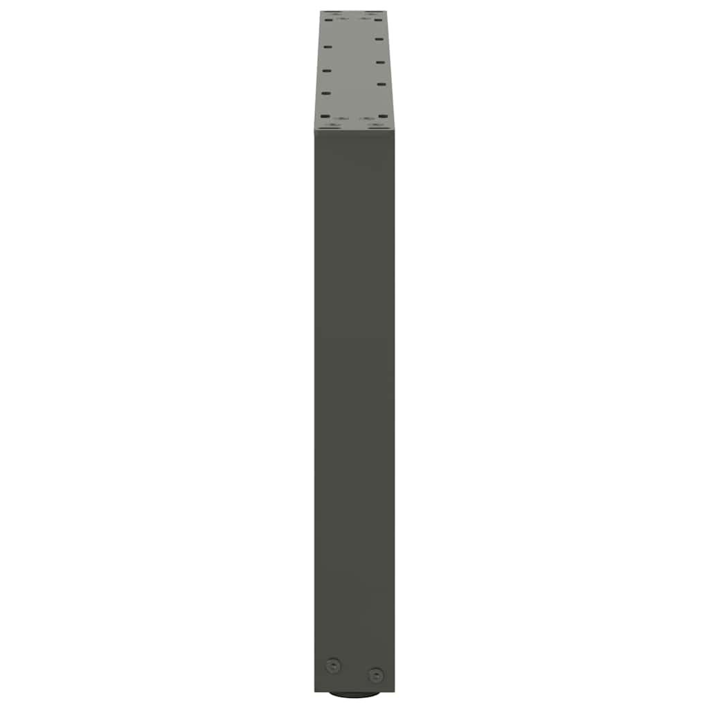 vidaXL Nogi do stolika kawowego w kształcie litery U 2 szt. Antracyt 60x(42-43) cm Stal