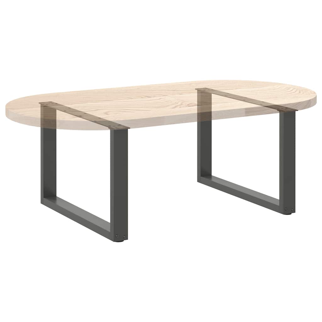 vidaXL Nogi do stolika kawowego w kształcie litery U 2 szt. Antracyt 60x(42-43) cm Stal