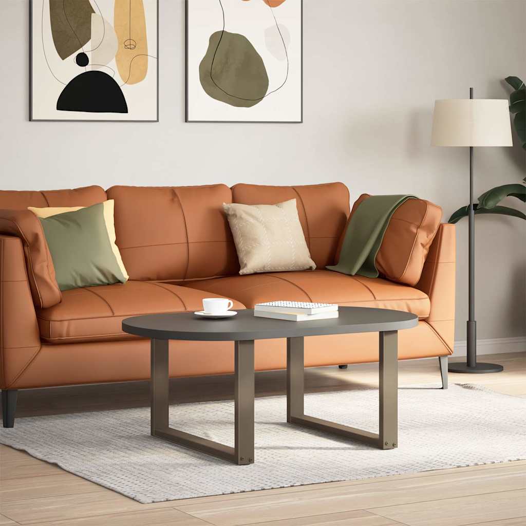 vidaXL Nogi do stolika kawowego w kształcie litery U 2 szt. Naturalna stal 60x(42-43) cm Stal
