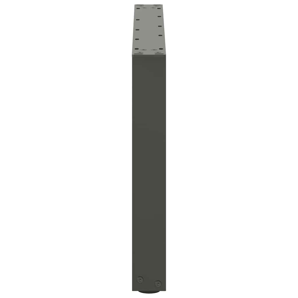 vidaXL Nogi do stolika kawowego w kształcie litery U 2 szt. Antracyt 70x(42-43) cm Stal