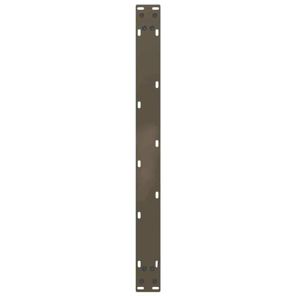 vidaXL Nogi do stolika kawowego w kształcie litery U 2 szt. Naturalna stal 70x(42-43) cm Stal