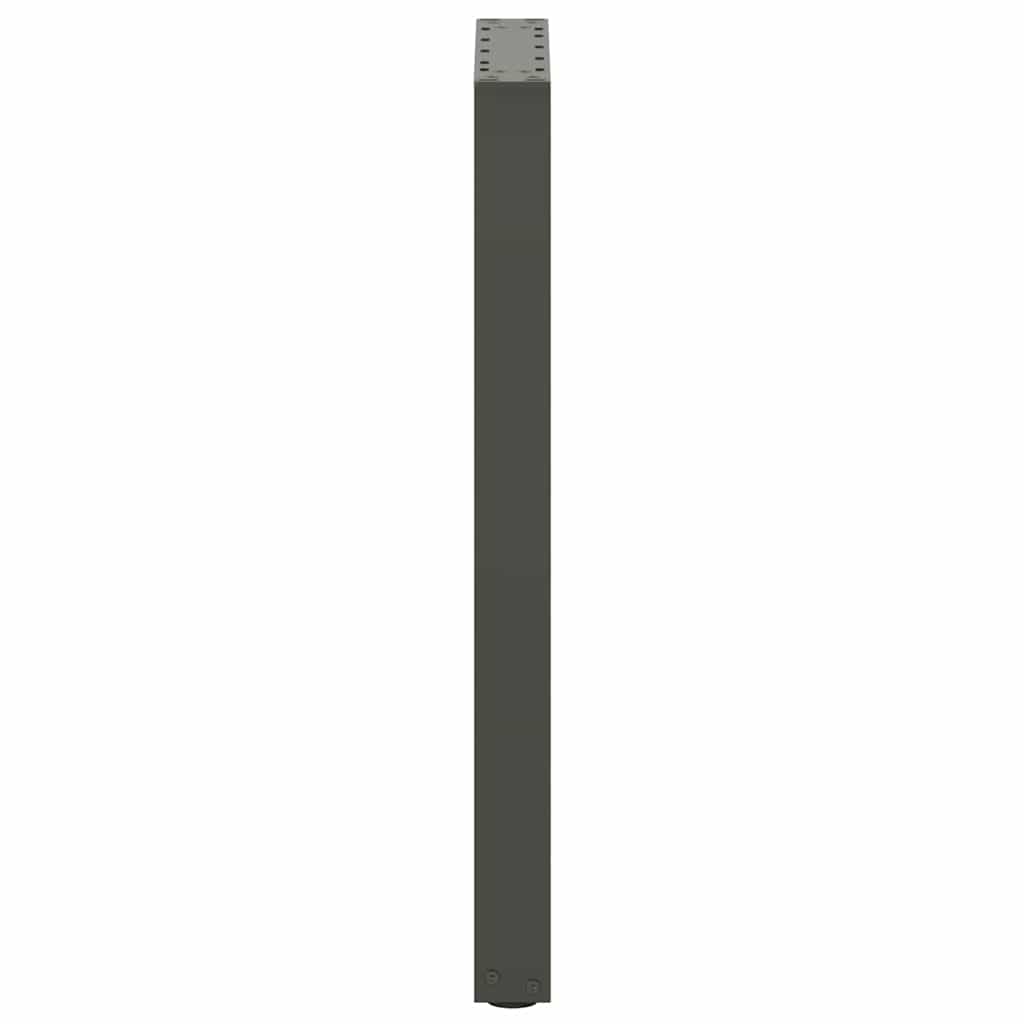 vidaXL Nogi do stołu konsolowego w kształcie litery U 2 szt. Antracyt 28x(72-73) cm Stal