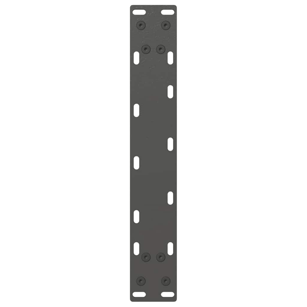 vidaXL Nogi do stołu konsolowego w kształcie litery U 2 szt. Antracyt 28x(72-73) cm Stal