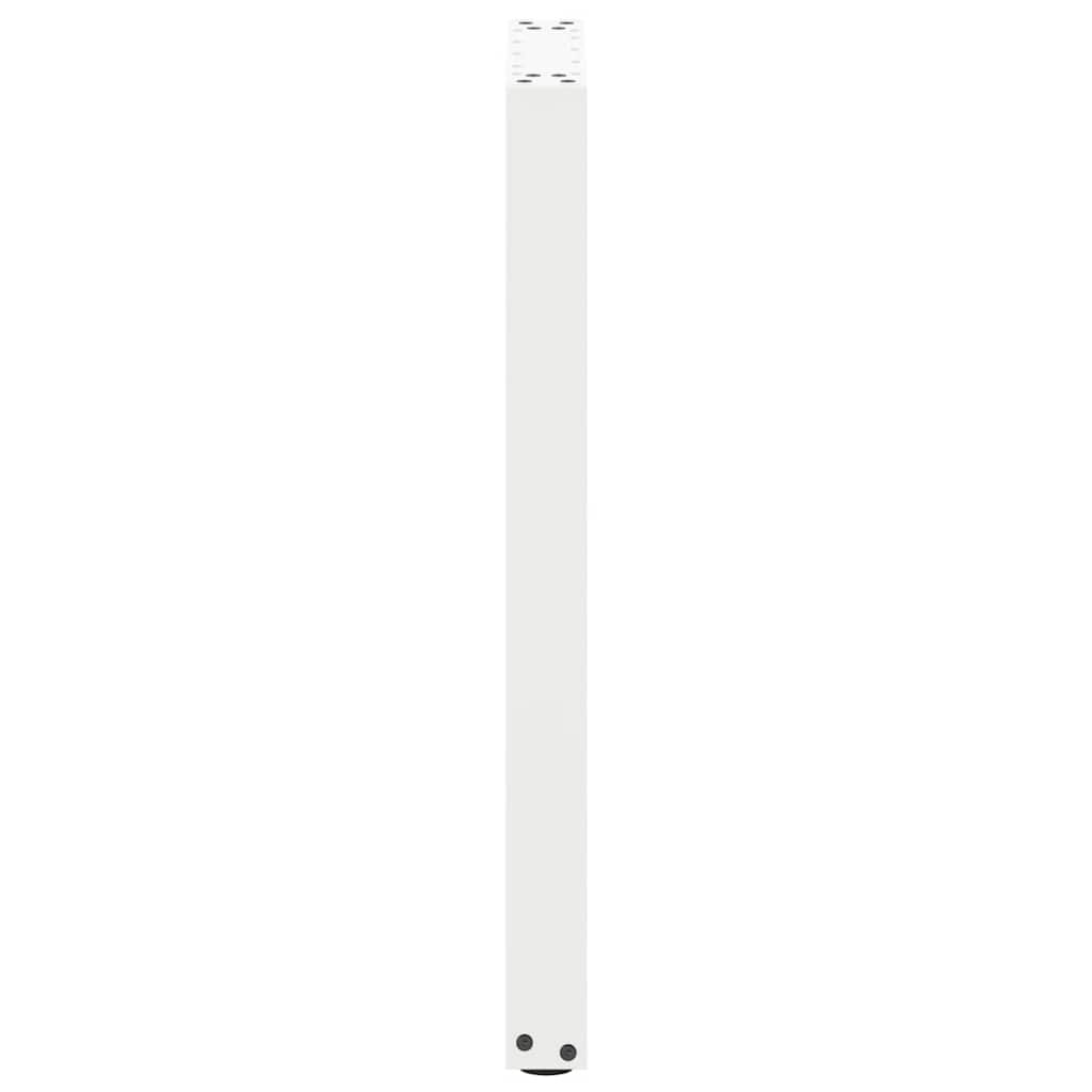 vidaXL Nogi do stołu konsolowego w kształcie litery U 2 szt. Białe 38x(72-73) cm Stal