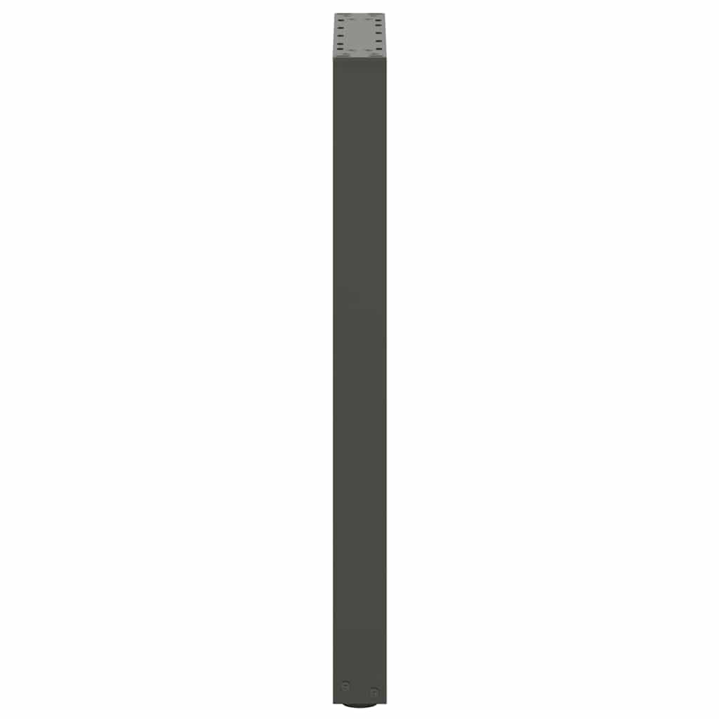 vidaXL Nogi do stołu konsolowego w kształcie litery U 2 szt. Antracyt 38x(72-73) cm Stal