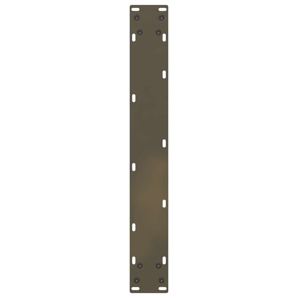 vidaXL Nogi do stołu jadalnego w kształcie litery U 2 szt. Naturalna stal 70x(72-73) cm Stal