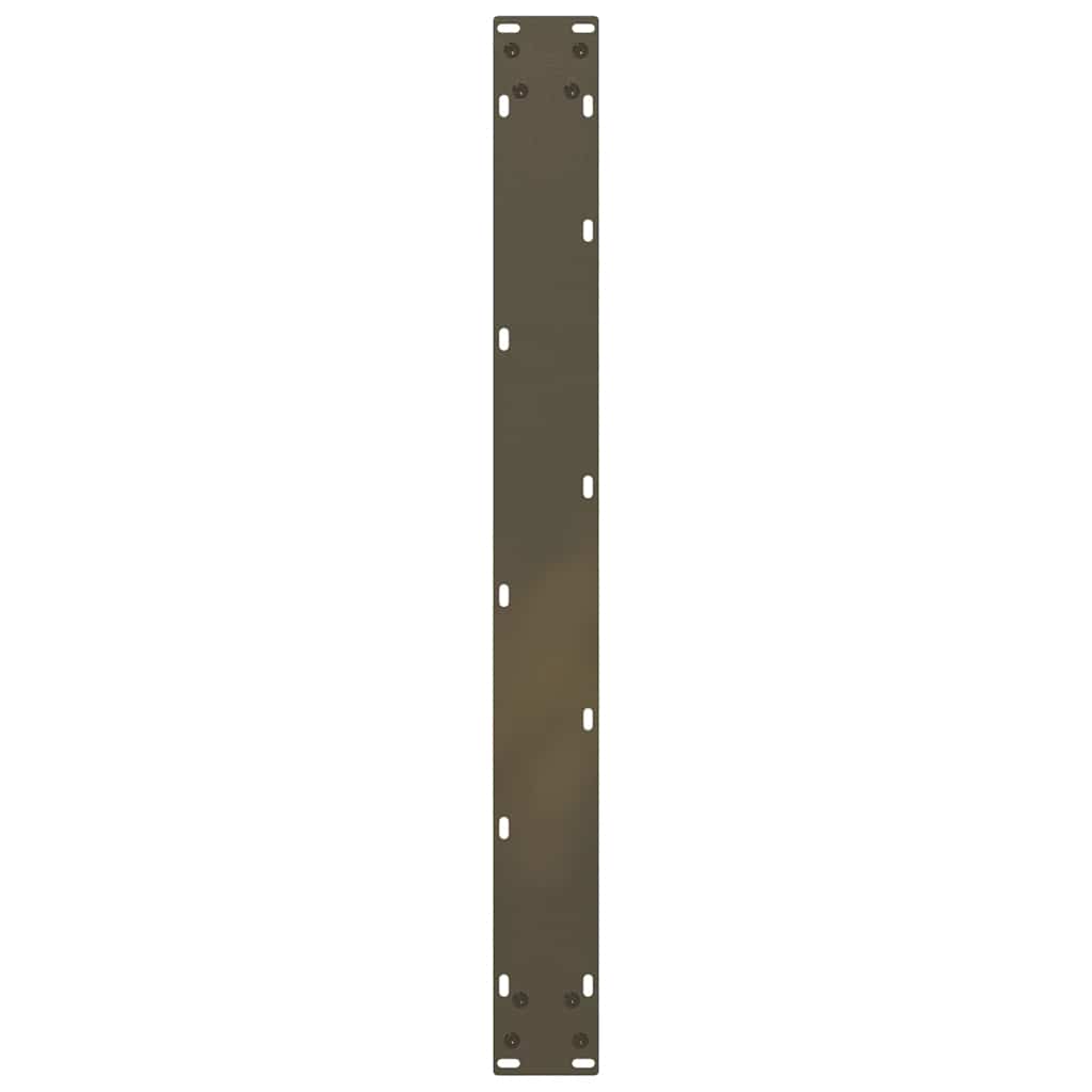 vidaXL Nogi do stołu jadalnego w kształcie litery U 2 szt. Naturalna stal 90x(72-73) cm Stal